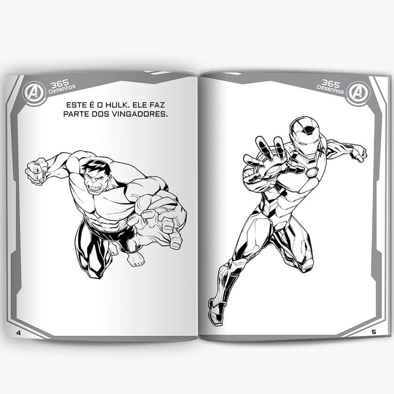 desenho para colorir herois marvel