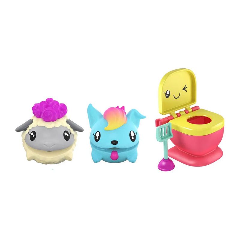 Mini-Figuras-Surpresa---15Cm---Pooparoos---Pacote-Familia---Ovelha---Mattel-Nova