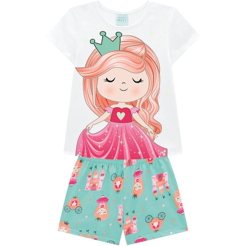 Pijama---Kyly---Pijama-Feminino---Algodao---Branco---1-0