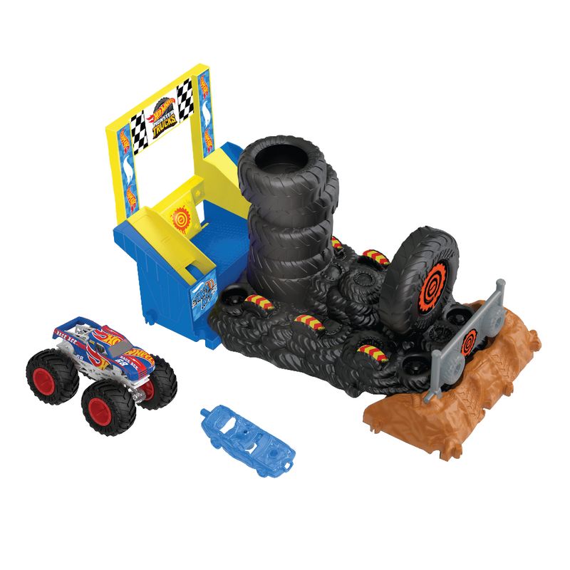 Pista HotWheels - Monster Trucks - Corrida a Pique - Brinkero - Veja a  nossa variedade de brinquedos e LEGO®