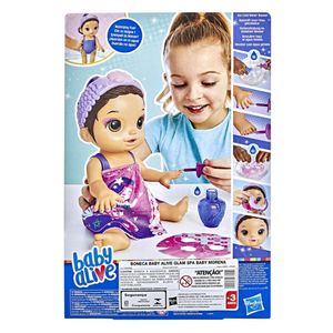 Boneca Baby Alive Glam SPA Dia de Princesa Loira F3564 – Hasbro - RioMar  Recife Online