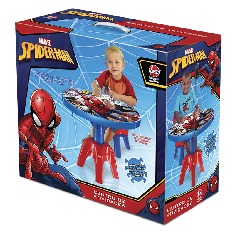 Mesa-de-Atividades---Spiderman---Marvel---Vermelho---Lider-1