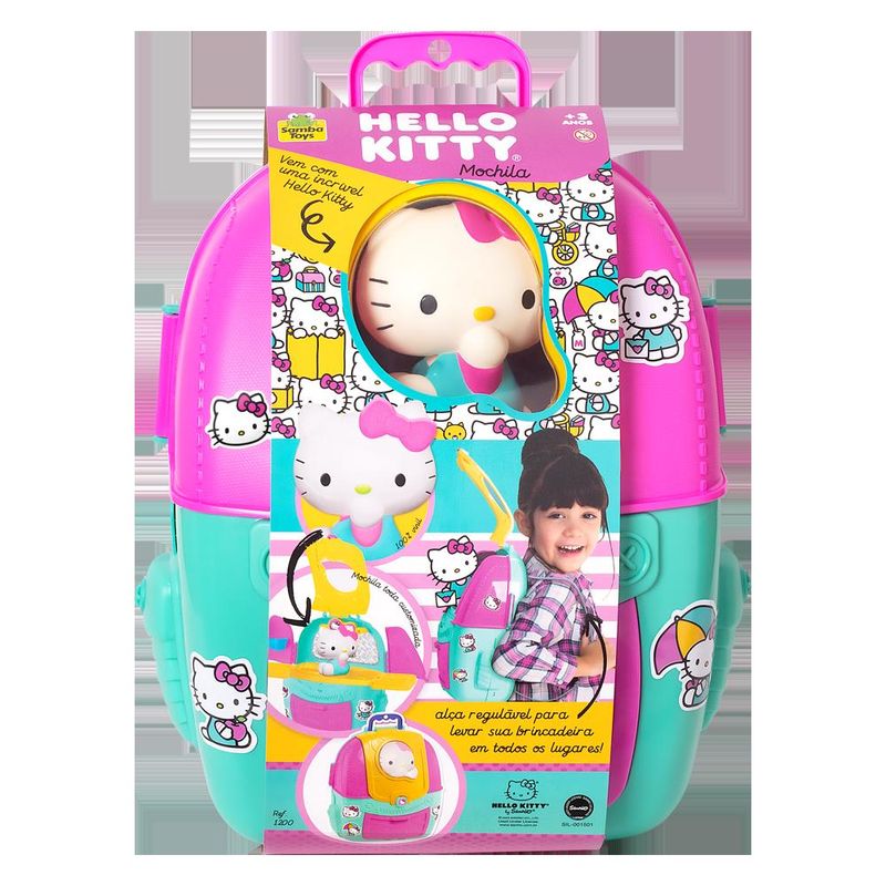 Mochila-e-Mini-Boneca---Hello-kitty---Pink---Samba-Toys-1