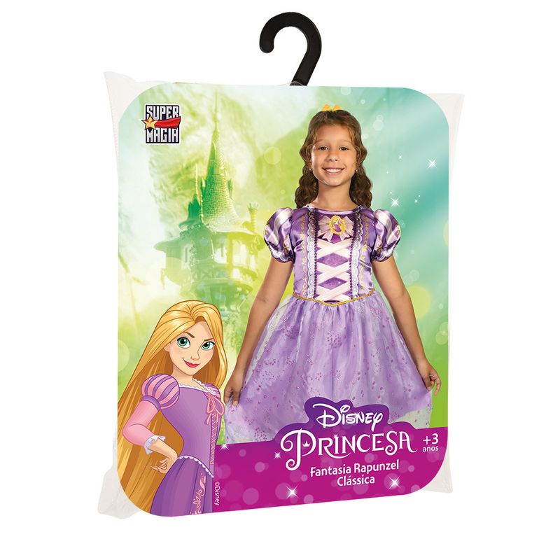 Fantasia rapunzel hot sale infantil disney