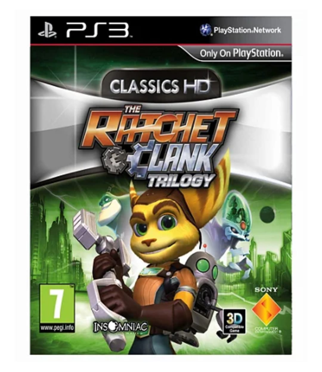 Jogo Ratchet Clank trilogy classics hd Ps3