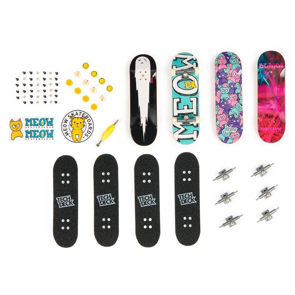 Conjunto Tech Deck Skate Dedo + Acessórios Revive 2891 Sunny