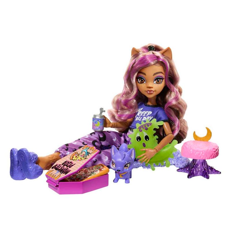 Boneca-Fashion---Monster-High---Creepover-Clawdeen---Roxo---Mattel-1