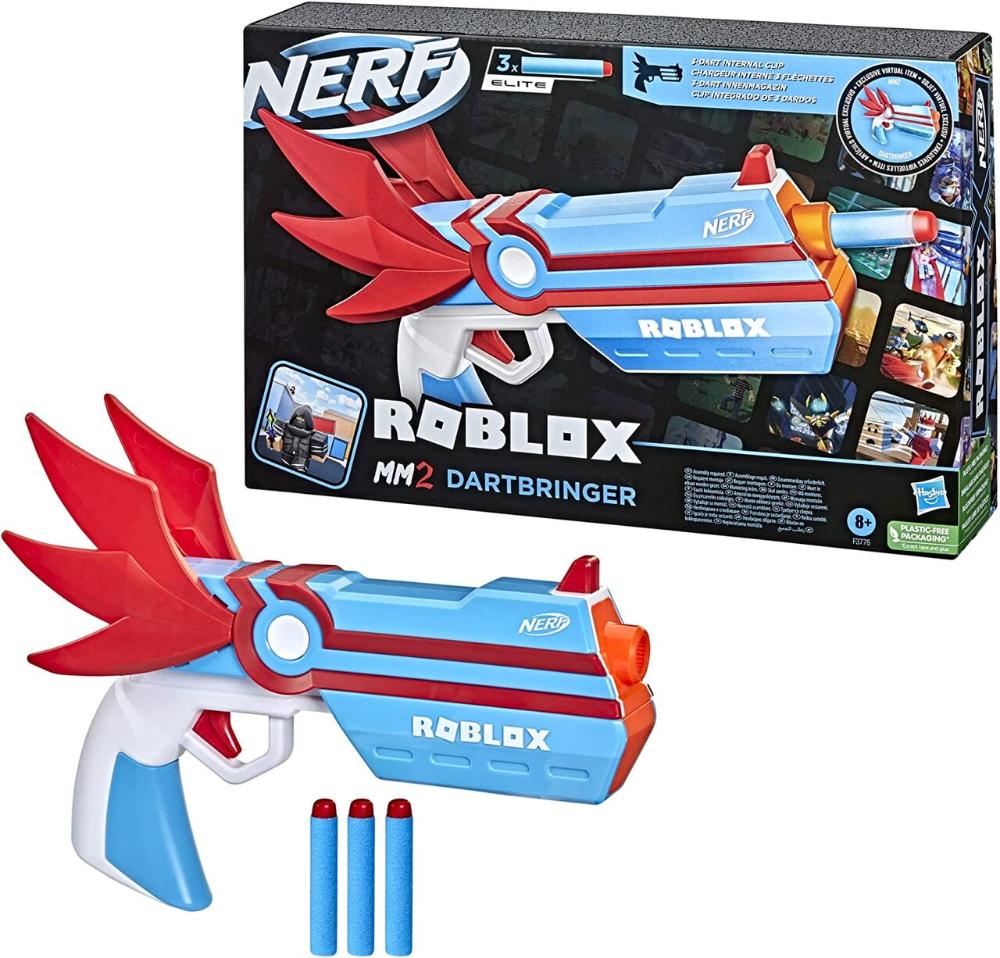Lançador Nerf Roblox MM2 Shark Seeker Hasbro F2489 - Ri Happy