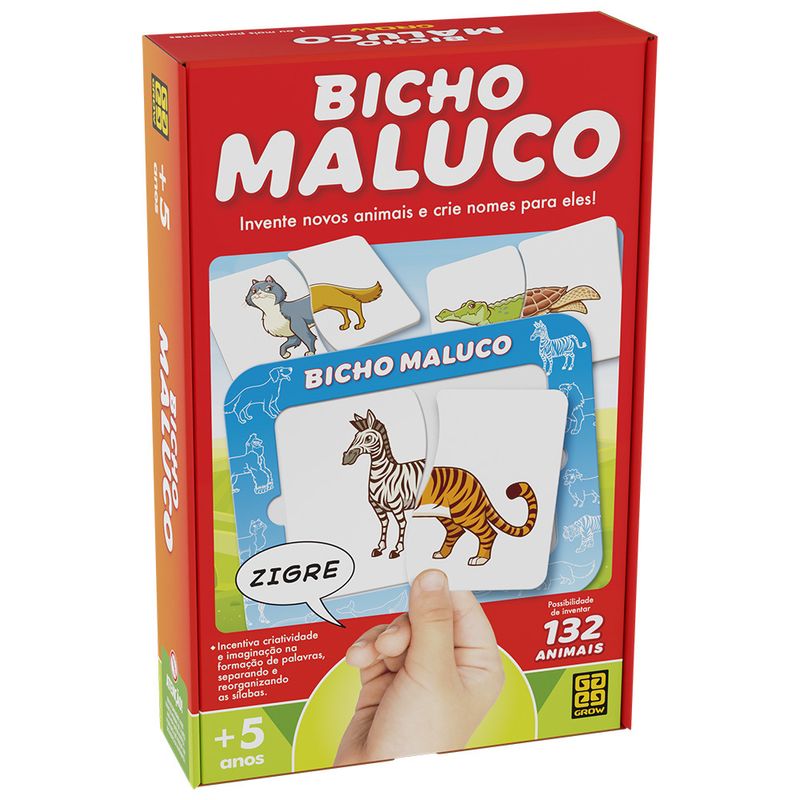 Jogos e Materiais para Alfabetização: Bichos Malucos