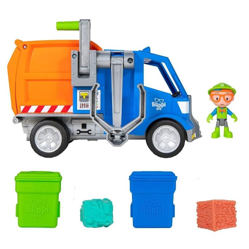 Conjunto-com-Figuras-e-acessorios---Blippi---Caminhao-de-Reciclagem---Azul---Candide-0