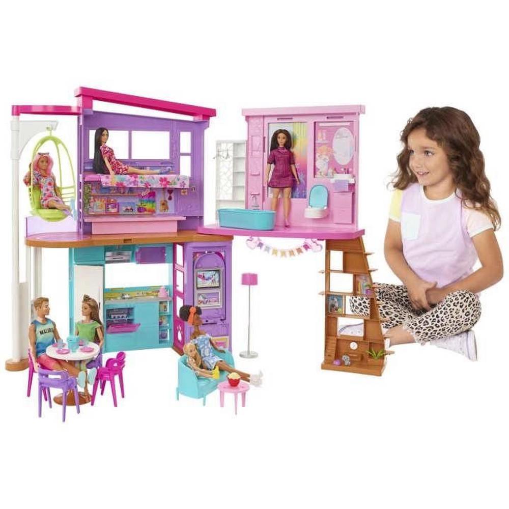 Playset Barbie Mattel Casa de Férias Malibu HCD50 - Ri Happy