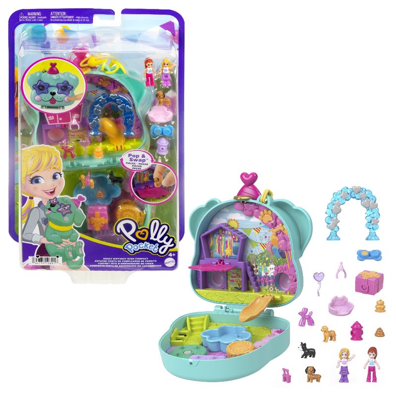 Conjunto-De-Mini-Bonecas-E-Acessorios---Polly-Pocket---Aniversario-De-Bichinhos---Mattel-2