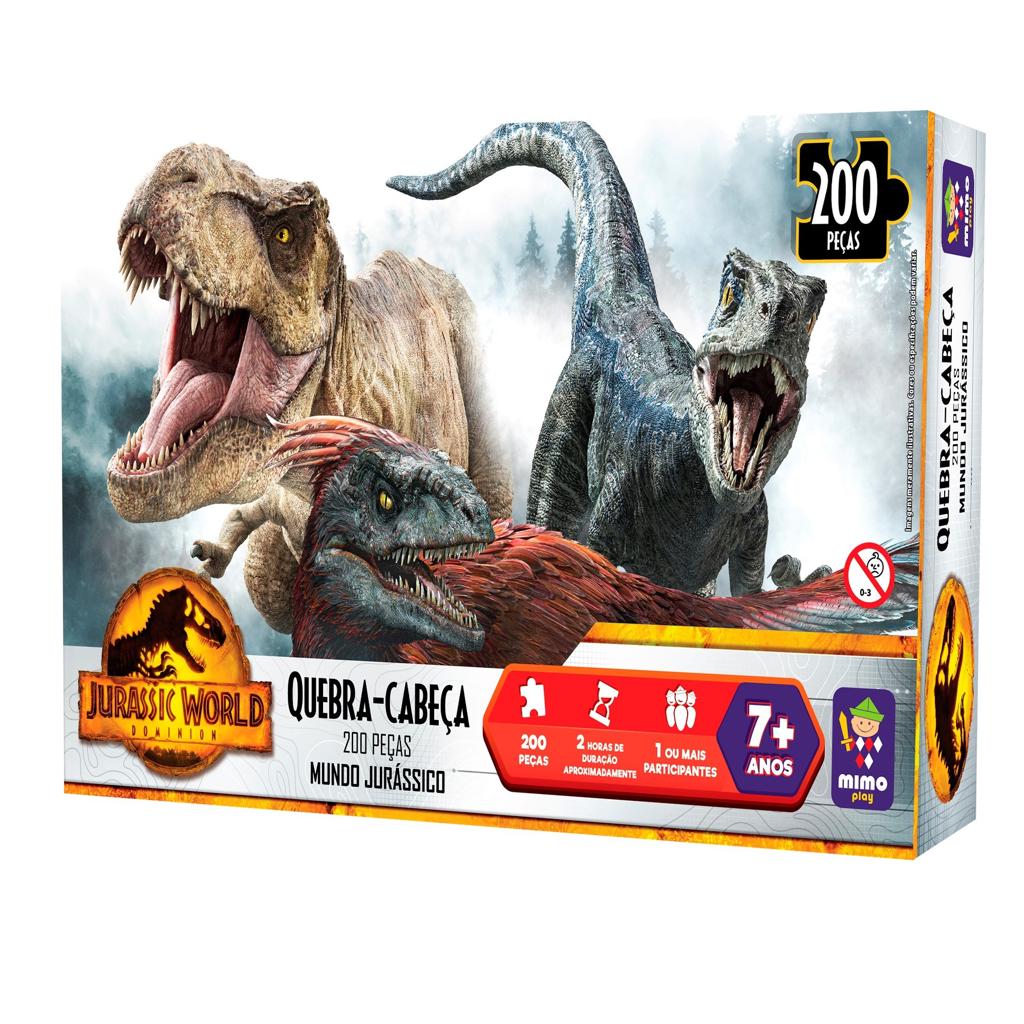 Jogo Dos Números Peças Grandes Jurassic World 2048 - Mimo - Jogos