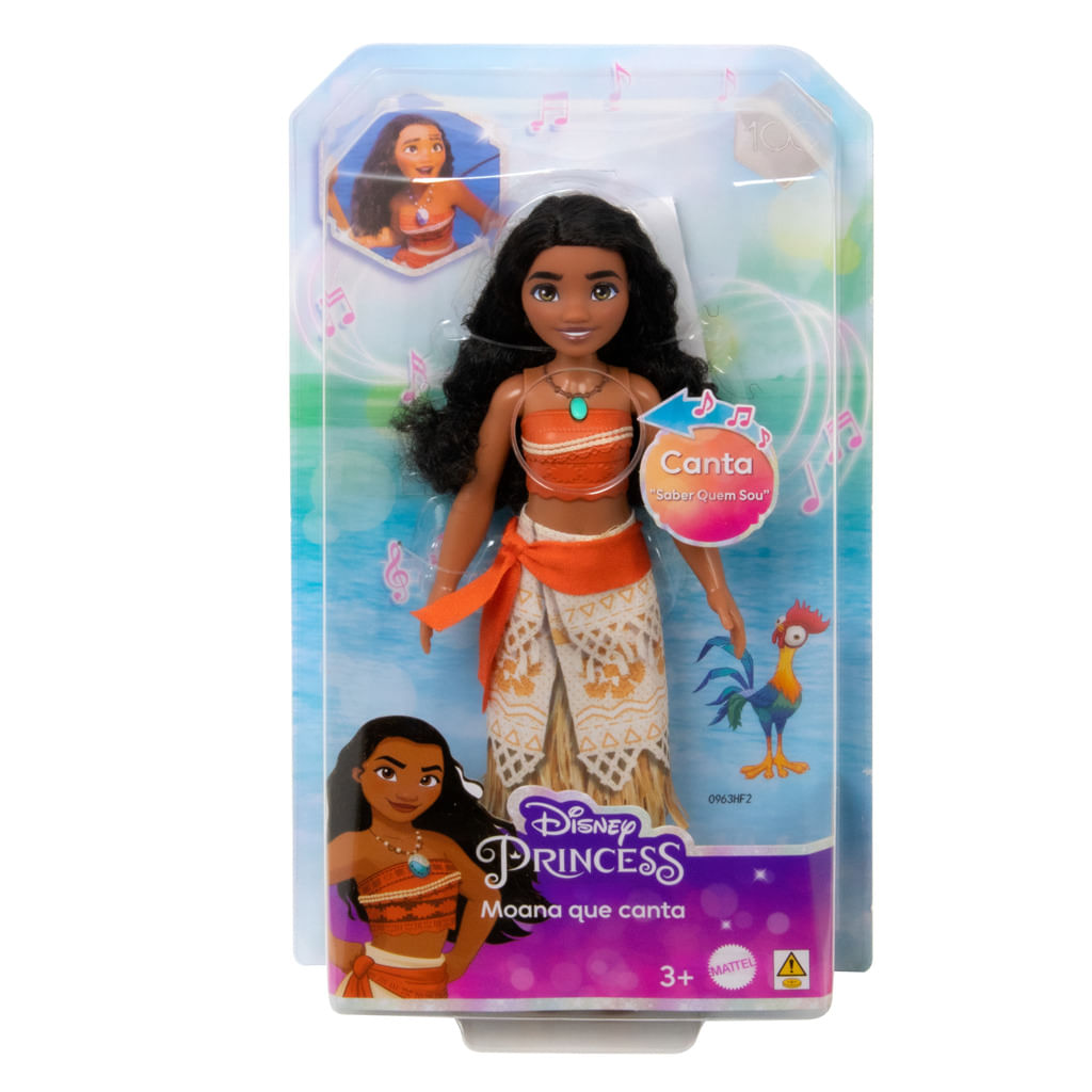 Boneca Com Som - Disney Princesa - Moana - Mattel - Ri Happy