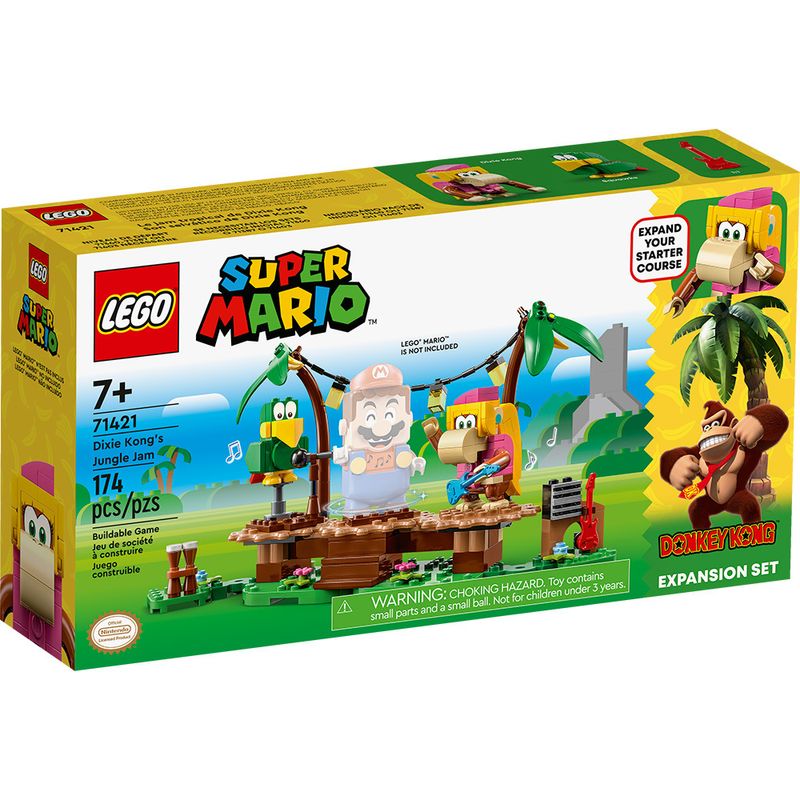 Lego---Super-Mario---Ritmo-Tropical-da-Dixie-Kong---Pacote-de-Expansao---71421-0