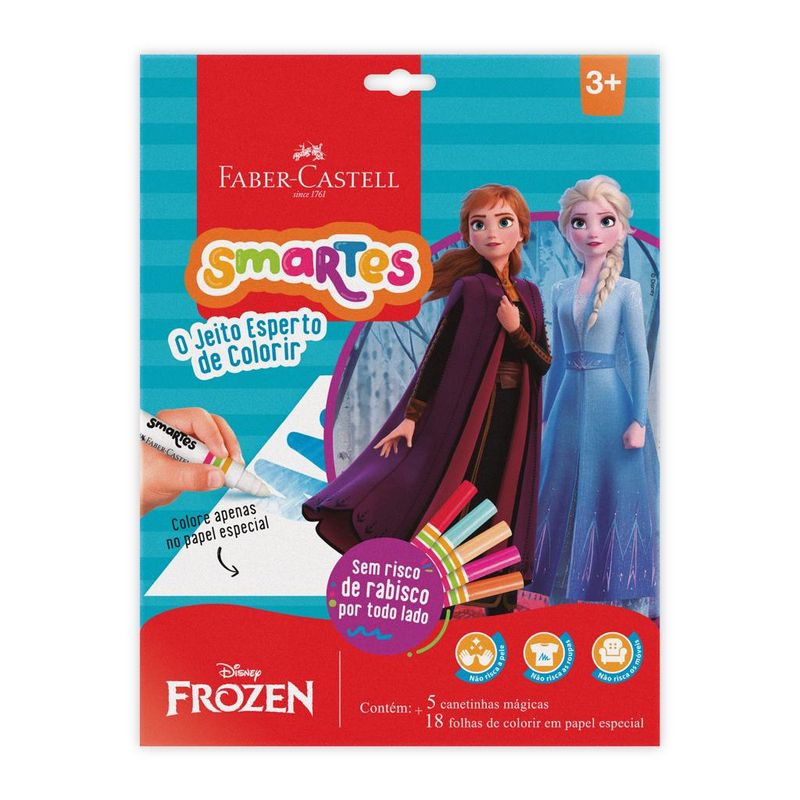 Kit-para-Colorir---Smartes---Frozen---Faber-Castell-0
