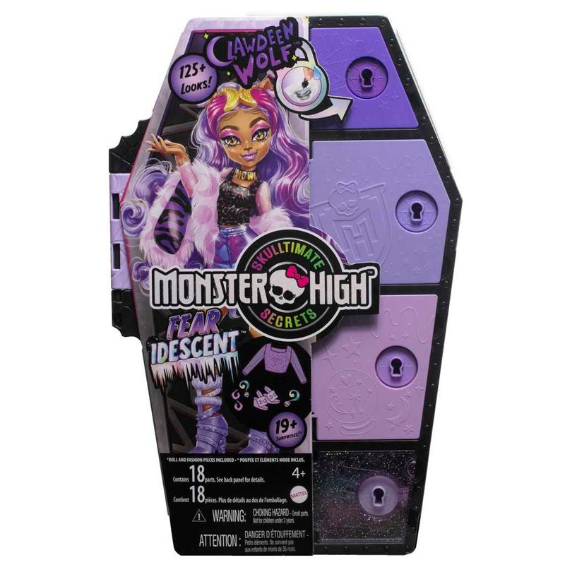 Monster High Boneca Skulltimates Flashes De Horror Clawdeen