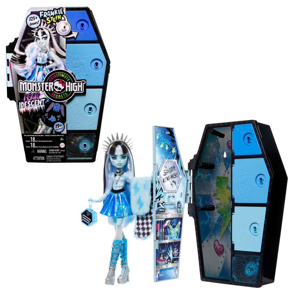 Boneca Monster High - Frankie Stein - Skulltimates Flashes de Horror - Com  Acessórios Surpresa - Mattel - superlegalbrinquedos