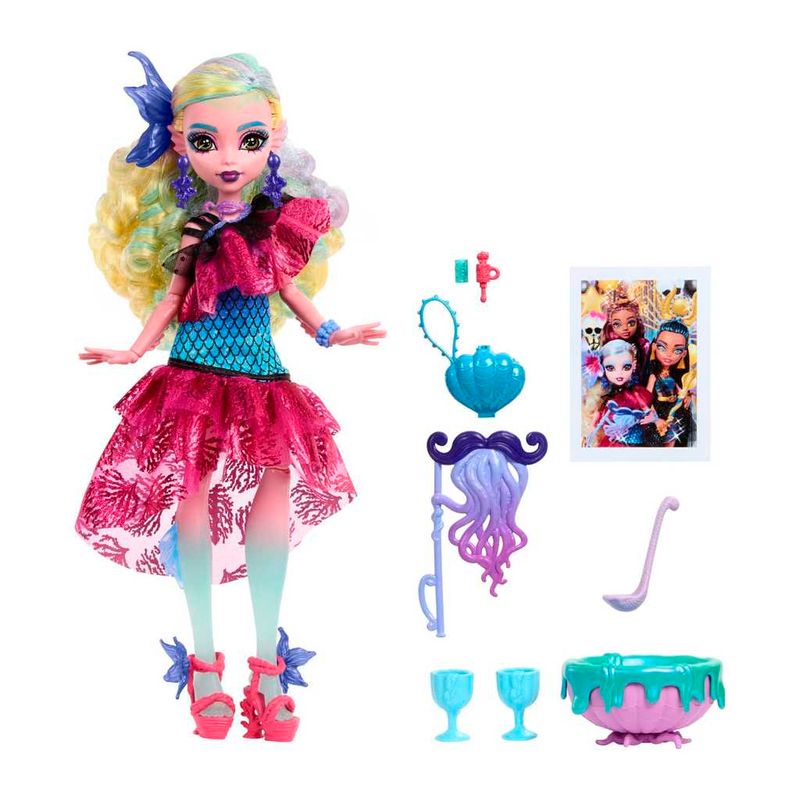 Boneca-Articulada-com-Acessorios---Monster-High---Lagoona---Baile-dos-Monstros---Mattel-0