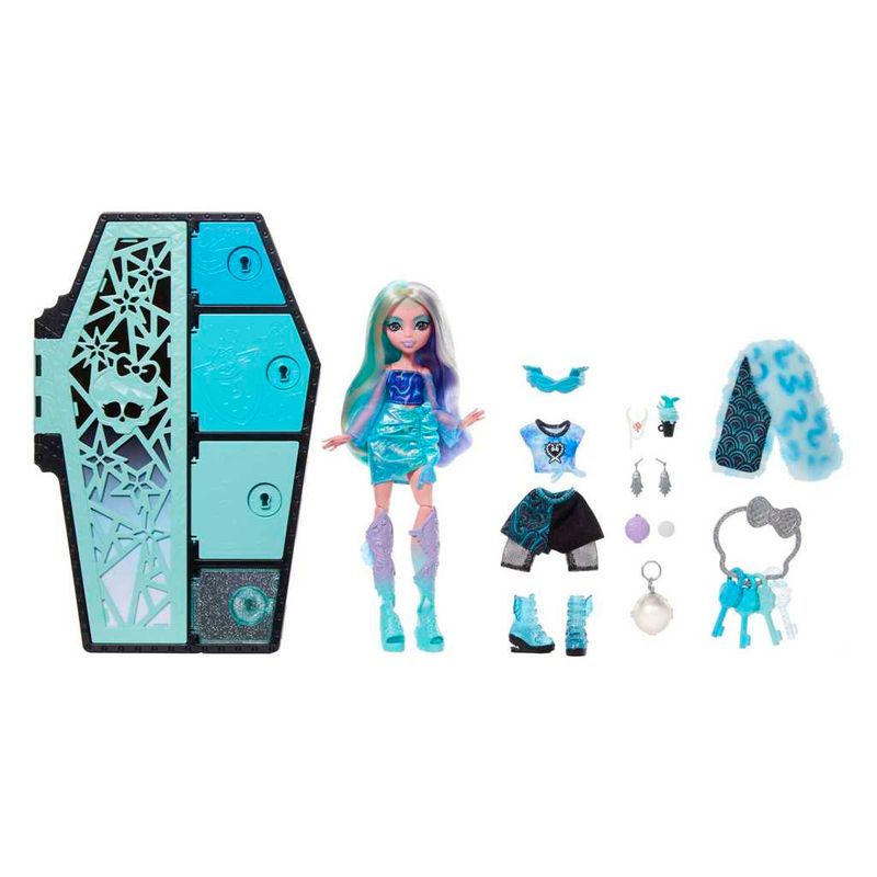Boneca-Articulada-com-Acessorios---Monster-High---Lagoona---Skulltimate-Secrets---Mattel-1