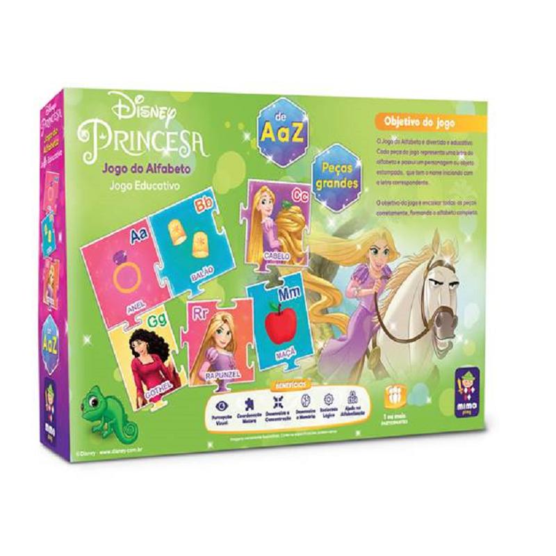 Jogo Educativo, Mimo, Princesas, Jogo do Alfabeto