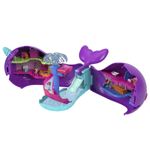 Conjunto-De-Bonecas-E-Acessorios---Polly-Pocket---Barco-Narval-Baia-Magica---Roxo---Mattel-2