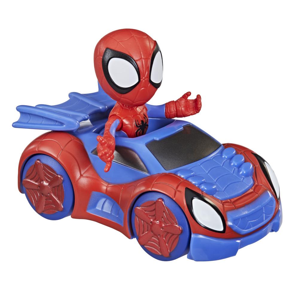 Mini Boneco e Veículo - Marvel - Spidey e Seus Amigos - Spidey e Carro  Aranha - Hasbro