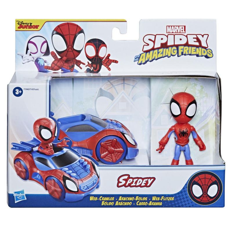 Mini-Boneco-e-Veiculo---Marvel---Spidey-e-Seus-Amigos---Spidey-e-Carro-Aranha---Hasbro-3