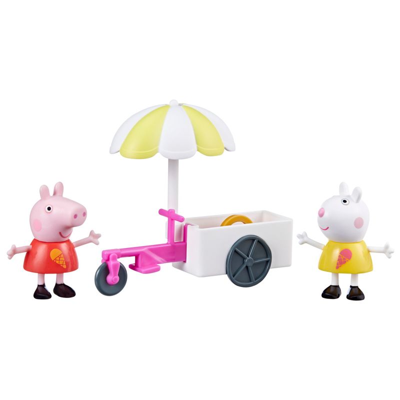 Conjunto de Figuras - Peppa Pig - Carrinho de Sorvete da Peppa