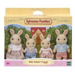 Sylvanian-Families---Conjunto-De-Figuras-E-Acessorios---Familia-Coelho-de-Leite---Epoch-1