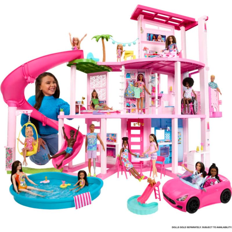 Casa dos sonhos da barbie com piscina