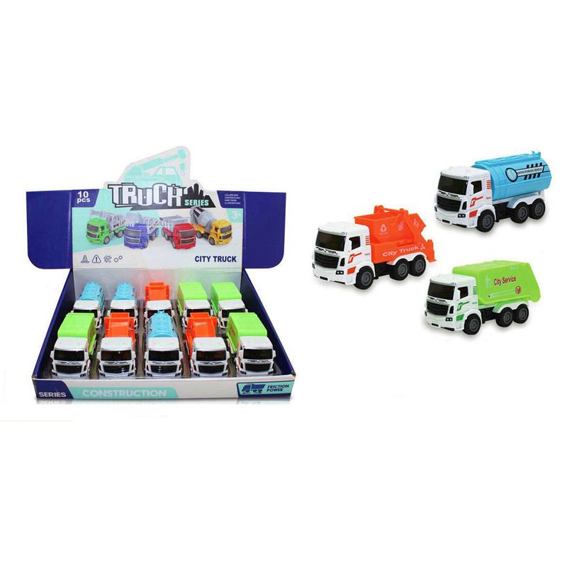 Carros-De-Friccao---Caminhao-Urbano---Display-Com-10-Unidades---Shiny-Toys-0