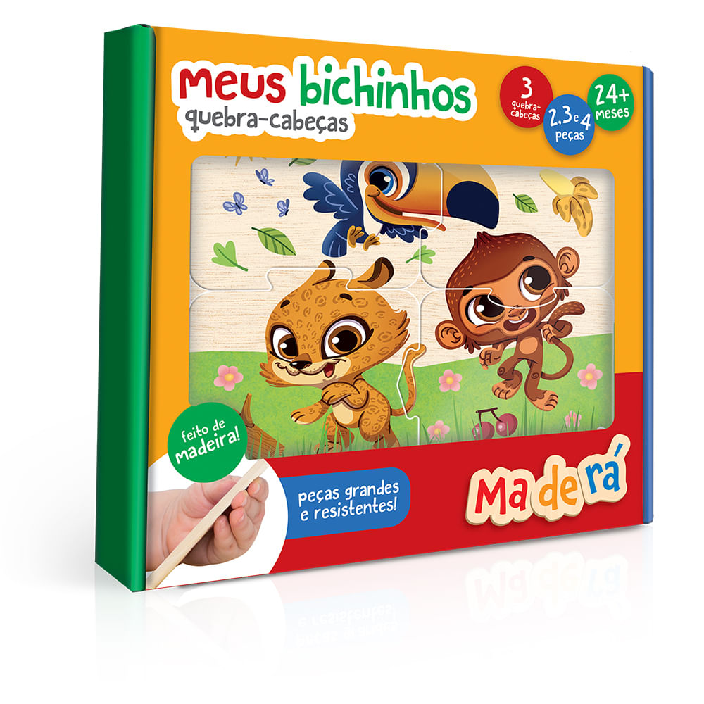 Quebra-Cabeça de Madeira Animado - ThinkToys