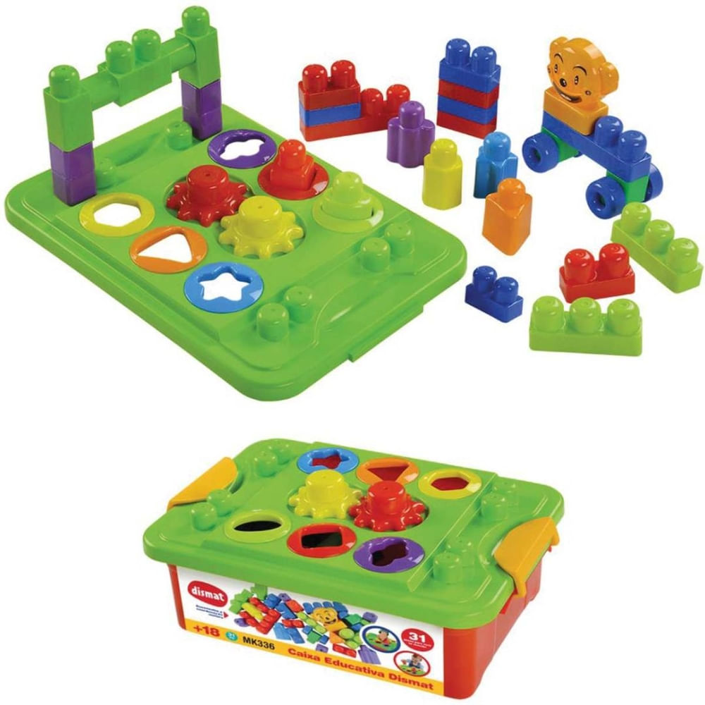 Caixa Educativa 31 Pecas Dismat MK336 (148191) - Ri Happy