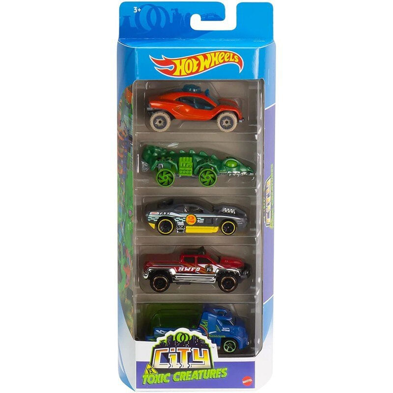 Carrinhos Hot Wheels Pacote Com 5 Carros Sortidos Mattel 5870