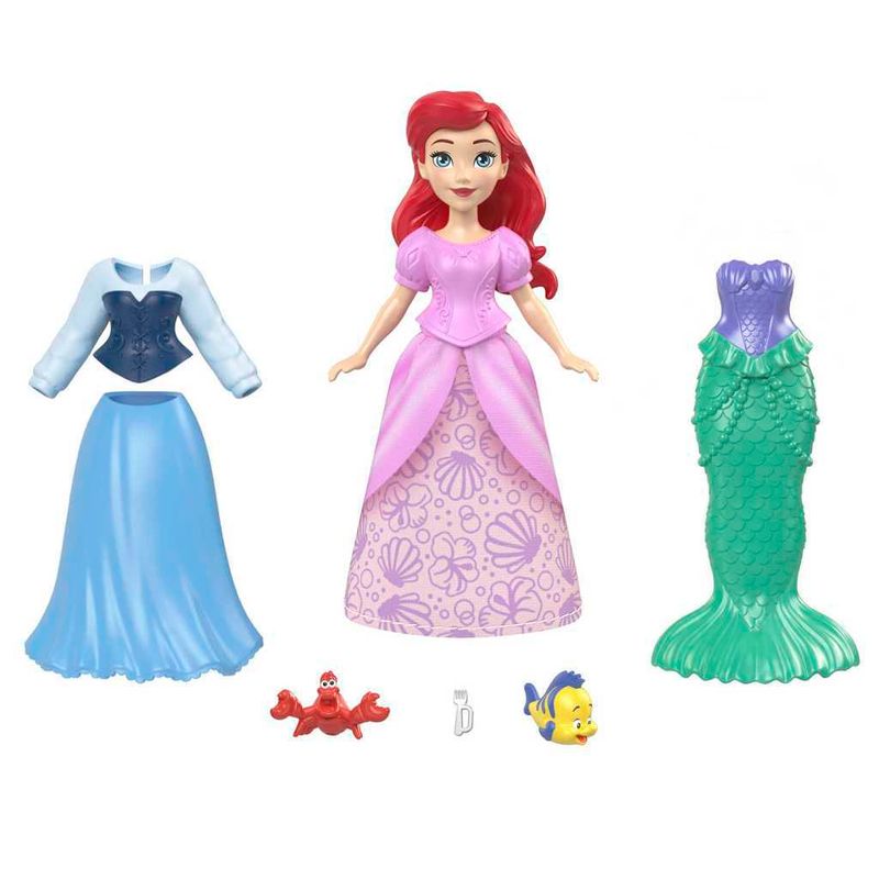 Conjunto de Boneca e Roupas da Princesa Ariel