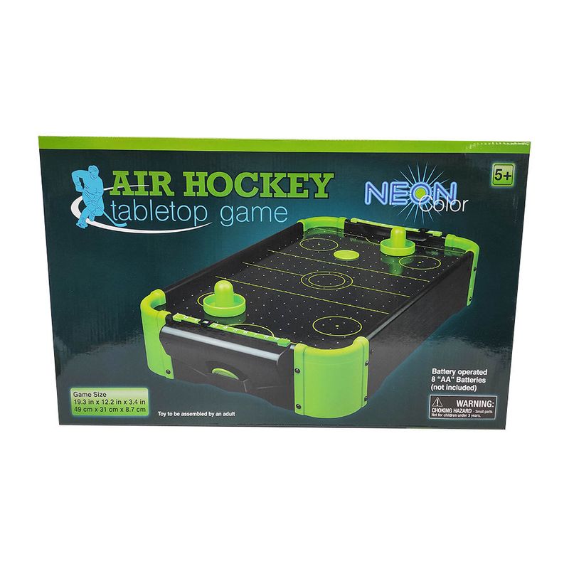 Jogo-De-Tabuleiro---Air-Hockey---Hoquei-Mesa---Neon---Fun-2