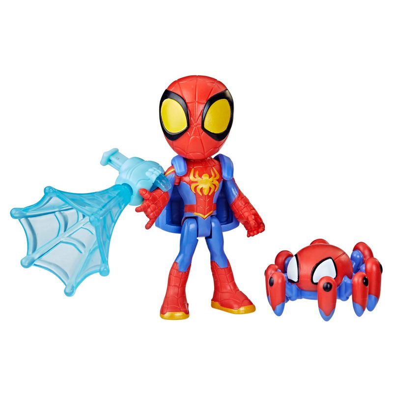 Conjunto-Figura-De-Acao-E-Acessorios---Marvel---Spidey-E-Seus-Amigos-Espetaculares---Spidey---Mattel-0