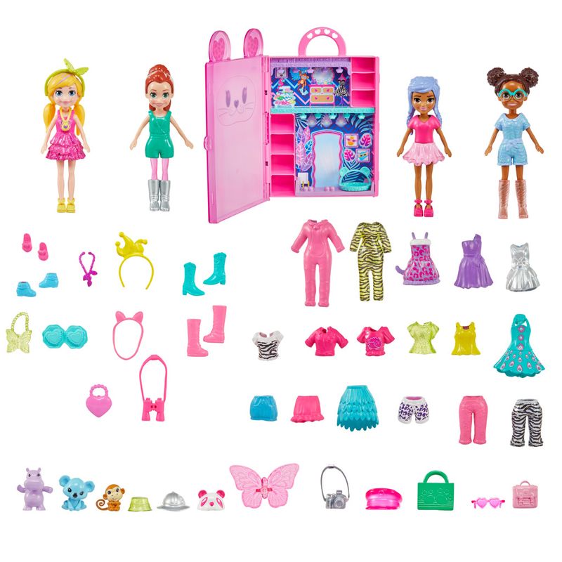 Boneca---Conjunto-De-Brinquedo-Super-Armario-De-Animais---Polly-Pocket---Mattel-2