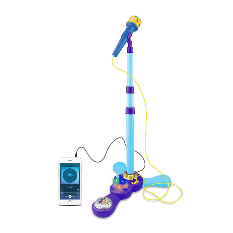 Microfone-Infantil-com-Pedestal---Bolofofos---Azul---Fun-0