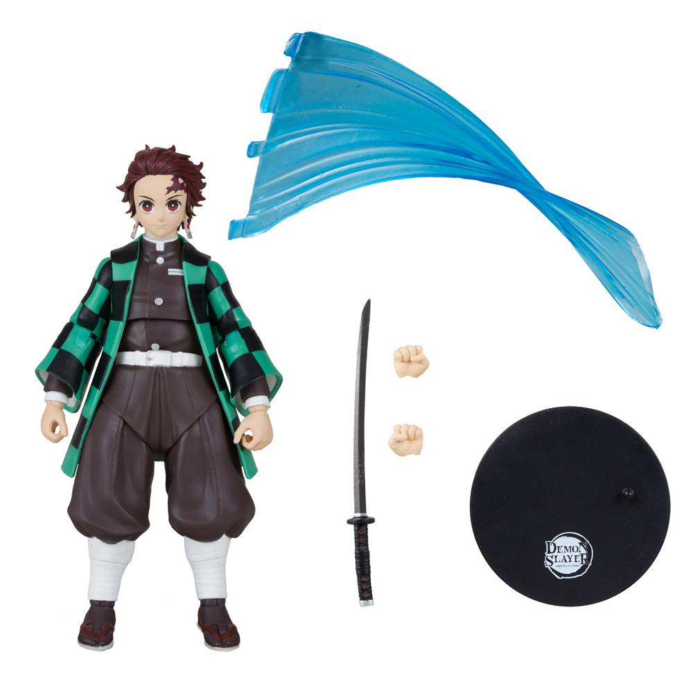 Boneco Action Figure Tanjiro Demon Slayer Bandai + Chaveiro