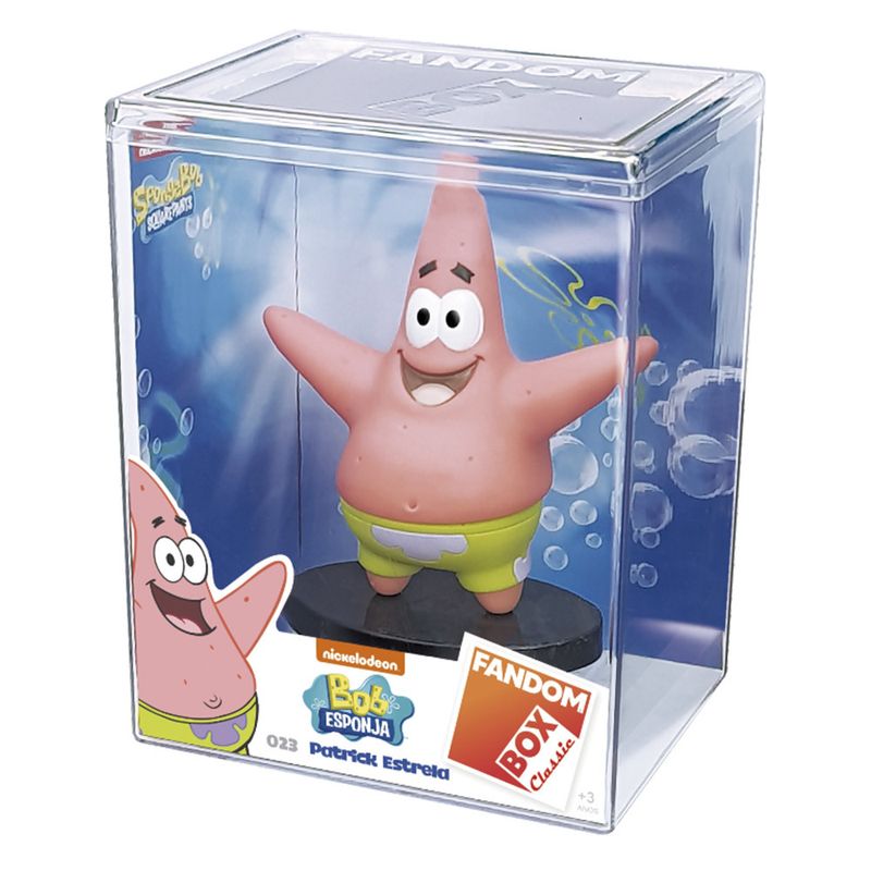 Mini-Figura-Colecionavel---Fandombox-Patrick-Estrela----Bob-Esponja---Lider---Cores-Sortidas-1