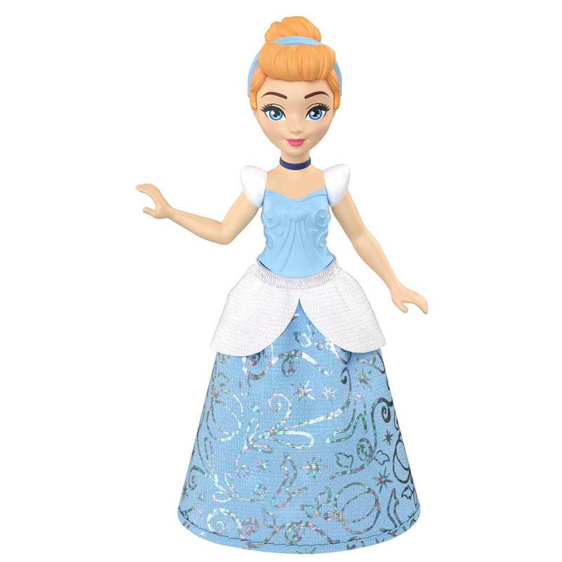 Mini-Boneca---Disney-Princesas---Cinderela---Azul---Mattel-0