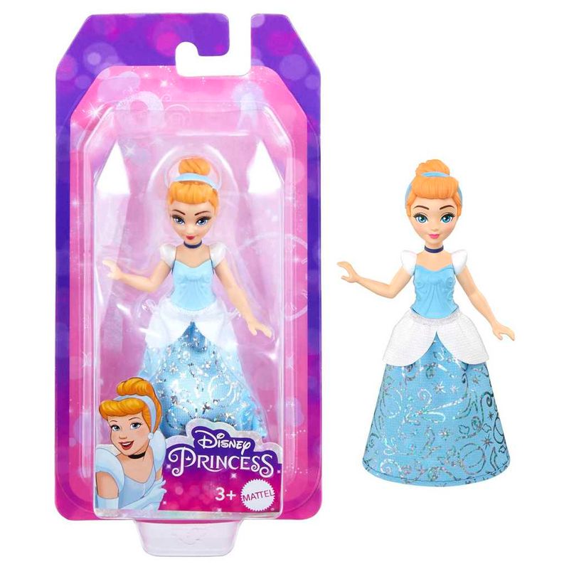 Mini-Boneca---Disney-Princesas---Cinderela---Azul---Mattel-2