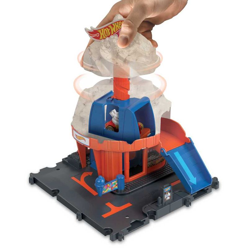 Pista-De-Corrida-E-Acessorios---Hot-Wheels-City---Sorveteria-Na-Cidade---Mattel-2