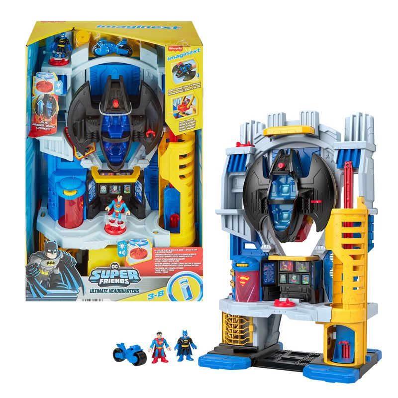 Conjunto-Figuras-De-Acao---Imaginext---Dc-Super-Friends---Ultimate-Headquarters----Mattel-0