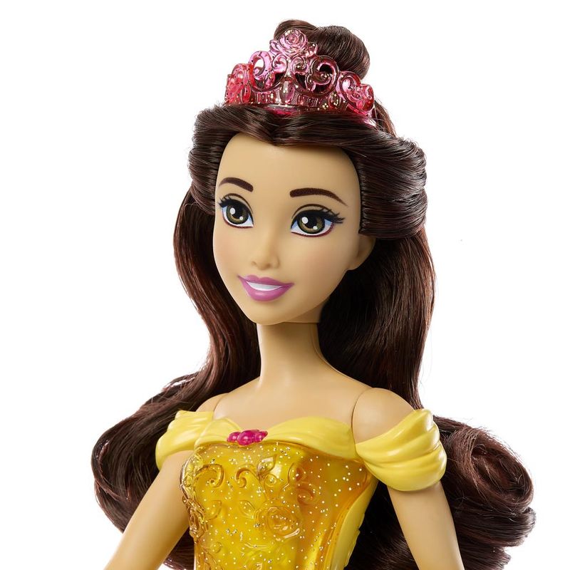 Boneca-Articulada---Bela---Princesas-Disney---Amarelo---Mattel-1