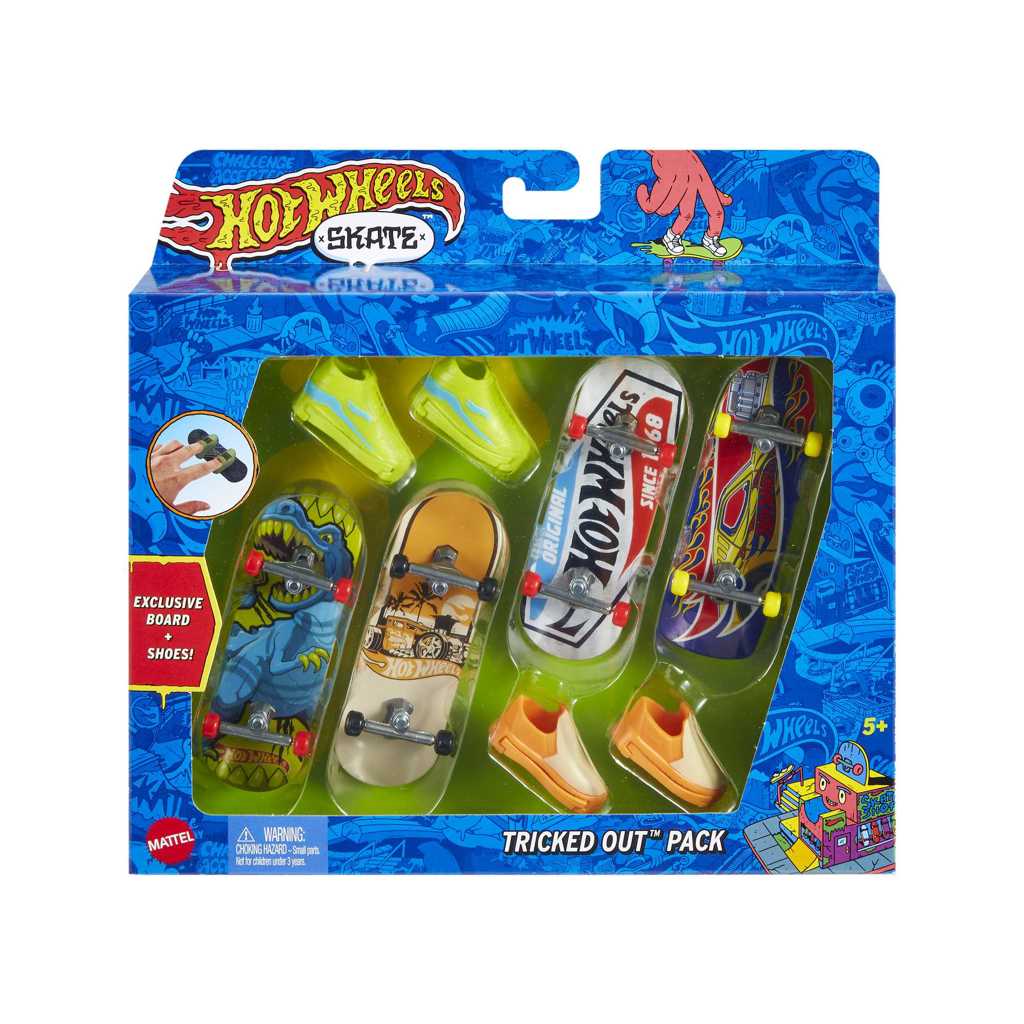 Skate de Dedo - Hot Wheels - Tênis II - Mattel