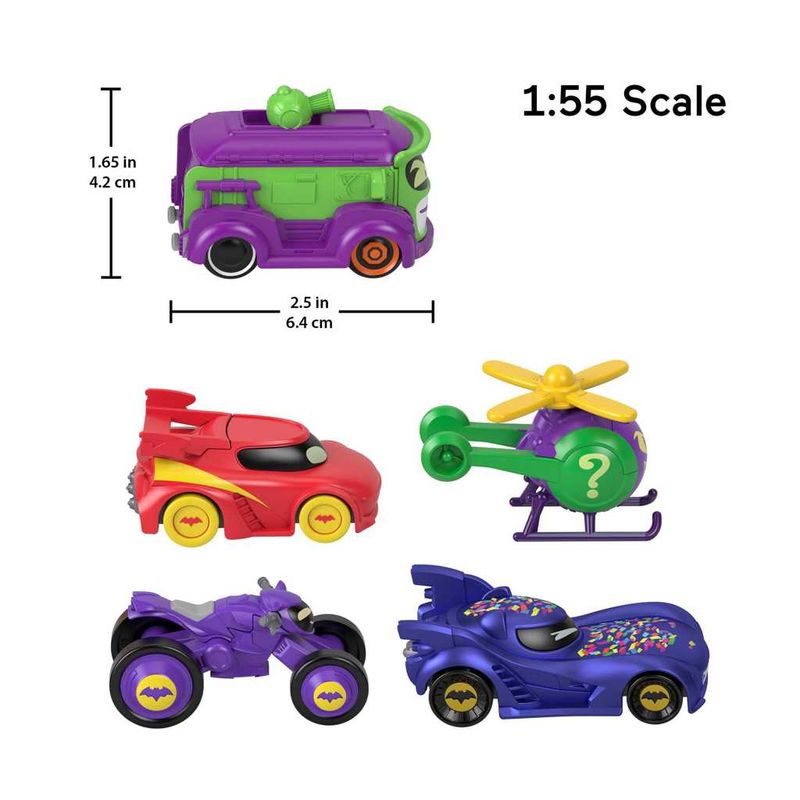 Conjunto-de-Carrinhos---Fisher-Price---DC-Comics---Batwheels-2