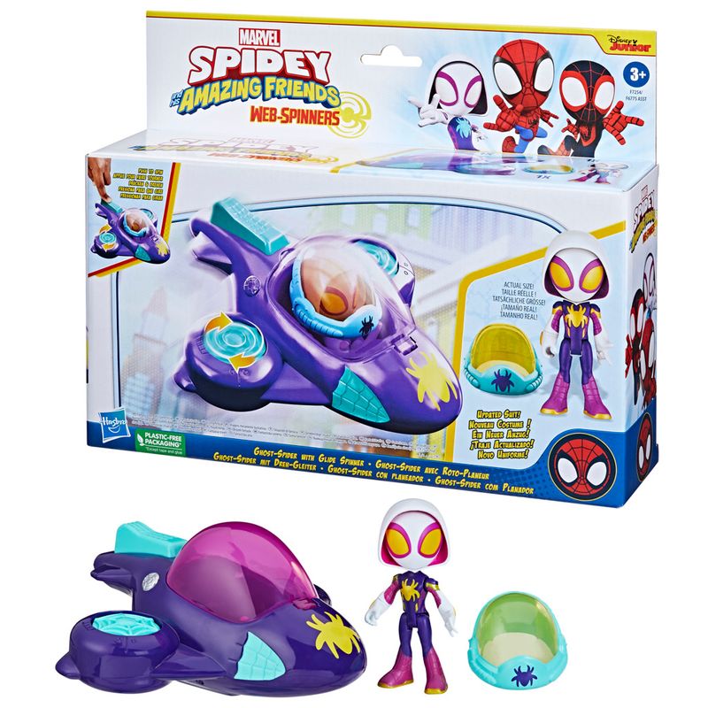 Conjunto-Carrinho-E-Figura---Marvel---Spidey-E-Seus-Amigos-Espetaculares---Ghost-Spider---Hasbro-2